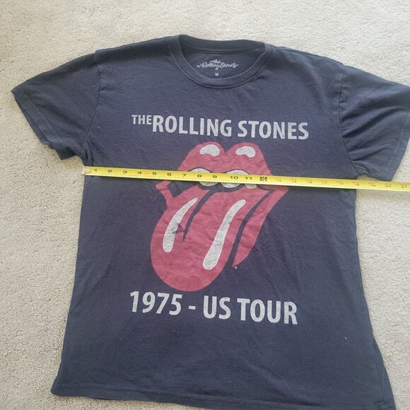 Rolling Stones 1975 US Tour T-Shirt Vintage Size Med - Picture 4 of 8